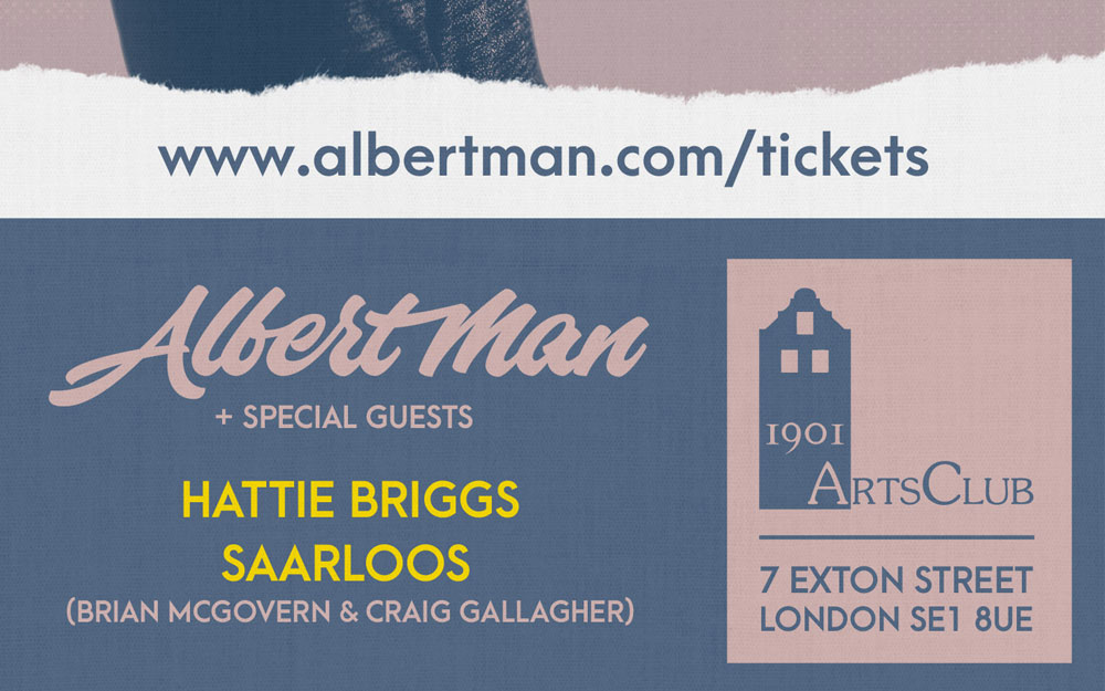Say Something Loving launch night poster design
